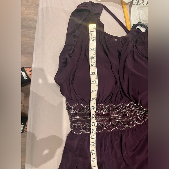 Magenta Coloured Long Formal Dress: Size “12” - Picture 12 of 16